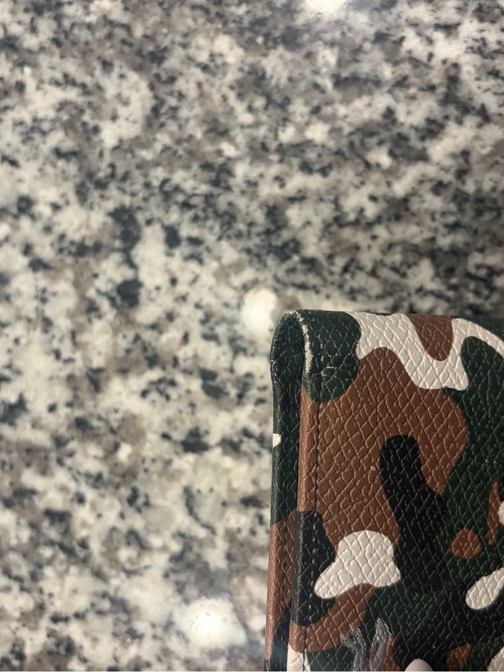 Longchamp Camouflage Bi-fold Wallet